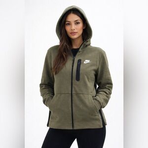 Nike Women's Tech Fleece Essential Full-Zip Hoodie - Size Small